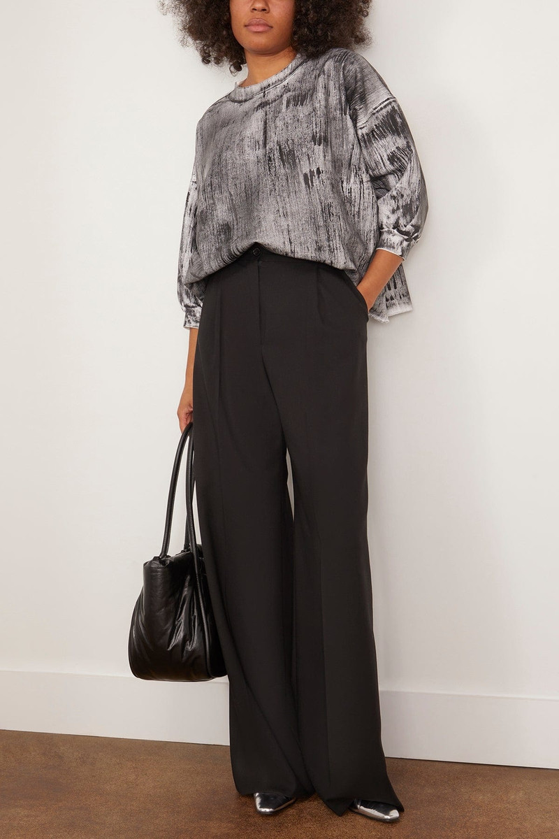 RACHEL COMEY Fond Sweatshirt in Black Bruised outlook