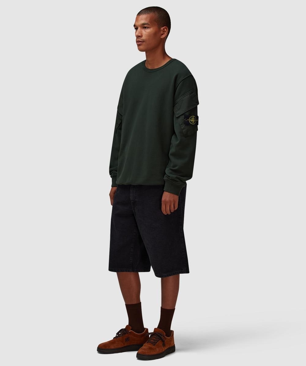 Garment dyed pocket sweater - 5