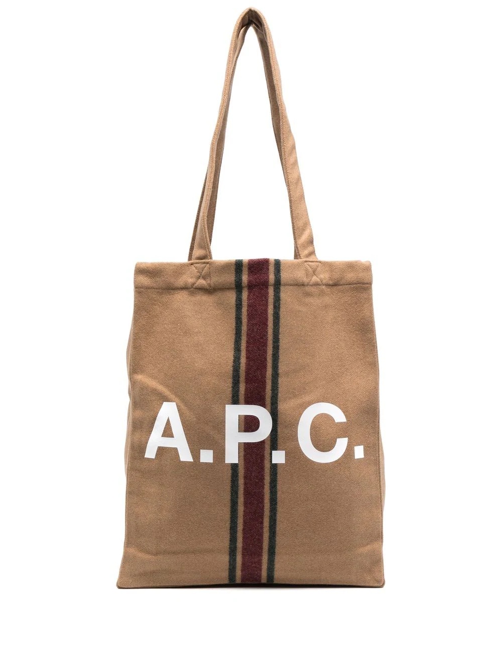 logo print tote bag - 1