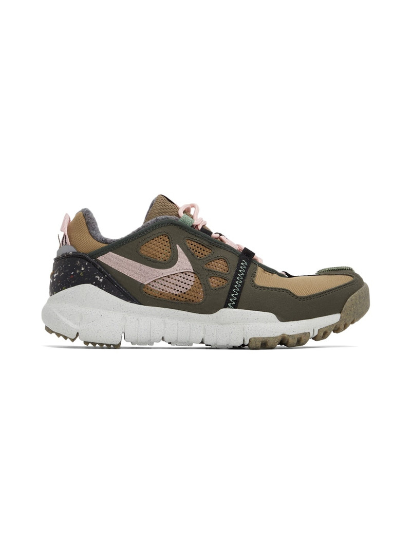 Green & Pink Free Terra Vista Sneakers - 1