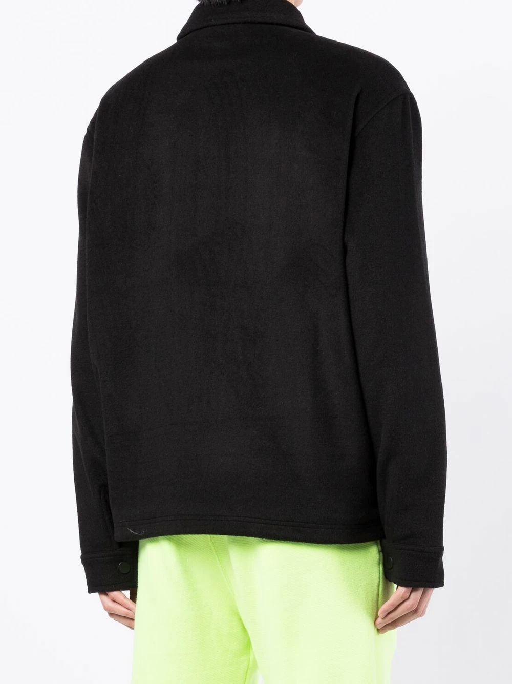 Coach logo-letter shirt jacket - 4