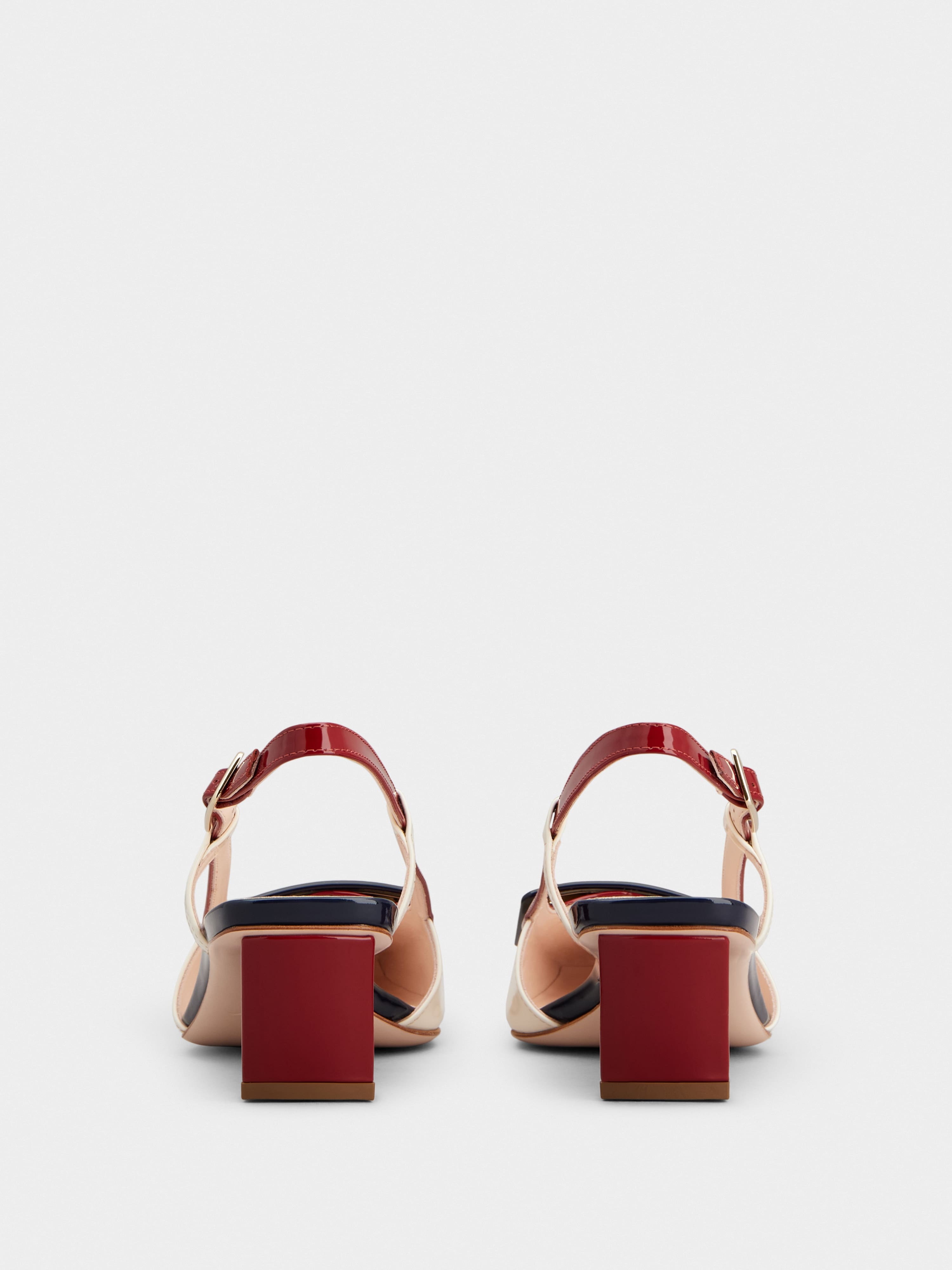 Belle Vivier Slingback Pumps in patent leather - 5
