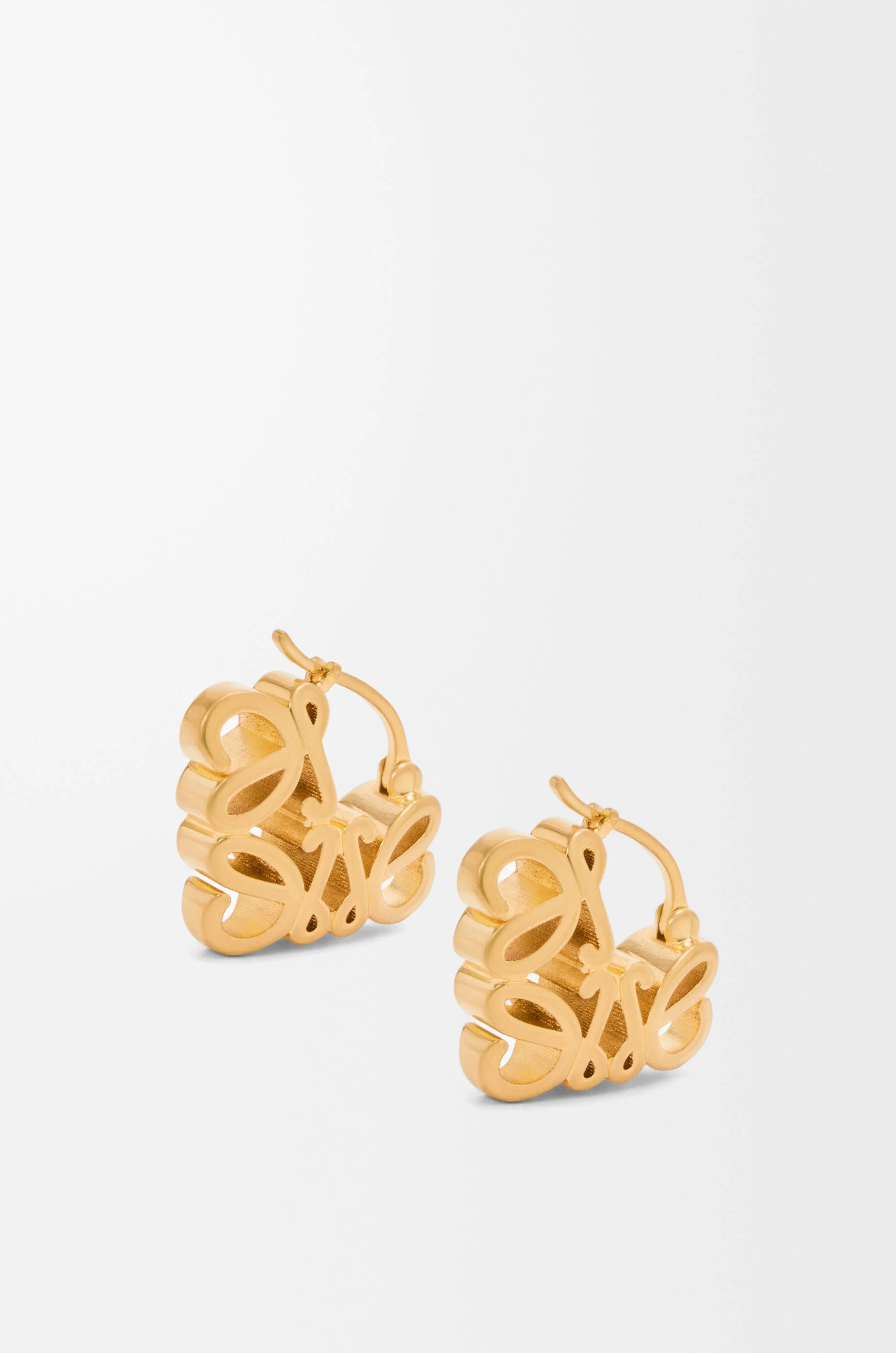 Anagram Bombé hoop earrings - 1