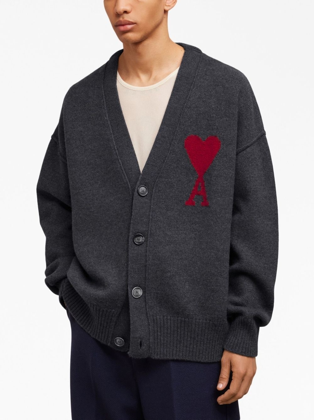 Ami de Coeur wool cardigan - 4