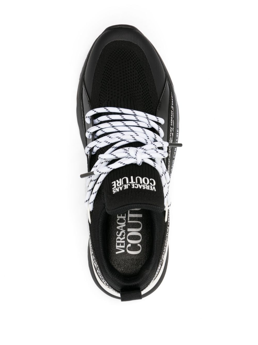 logo-print low-top sneakers - 4