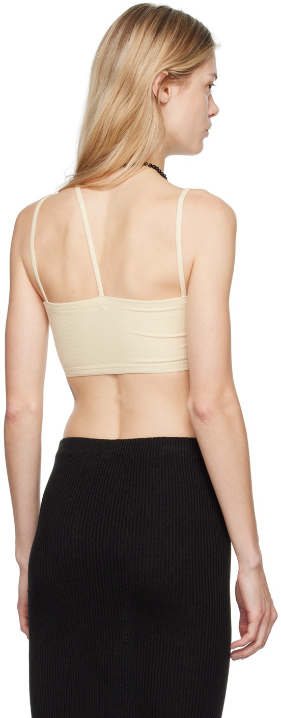【関税込み】Baserange オフホワイト Nida ブラ Nida Bra in Assortment | Fine organic cotton rib | en