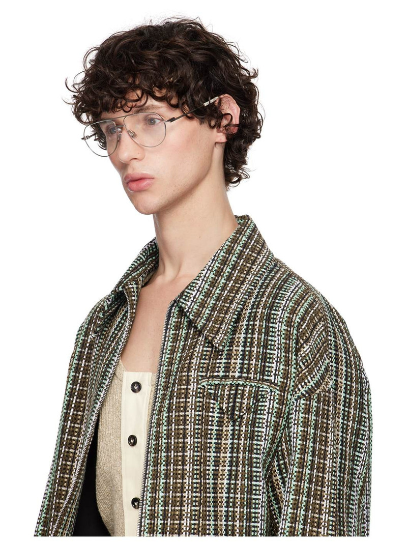 Silver Aviator Glasses 4