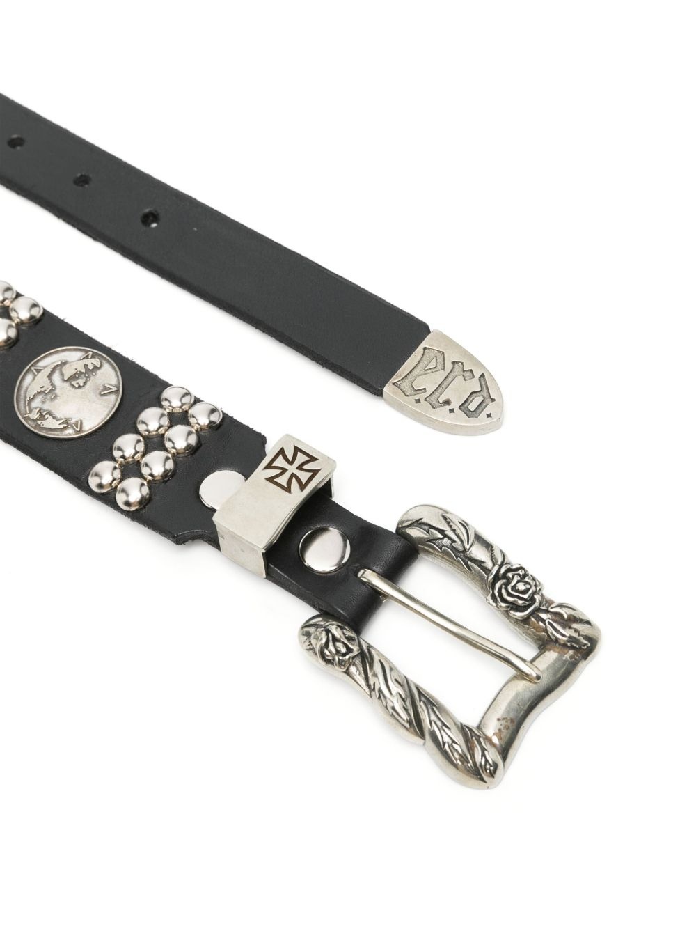 stud-embellished belt - 2