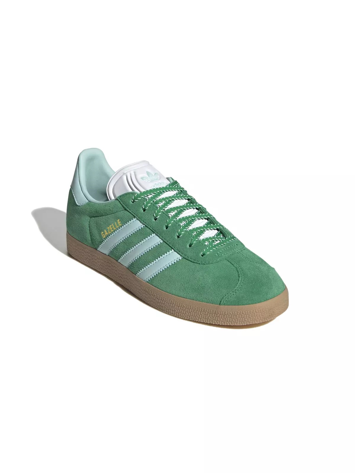 Originals Gazelle "Green/Semi Flash Aqua/Gold Metallic" Women's Shoe - 3