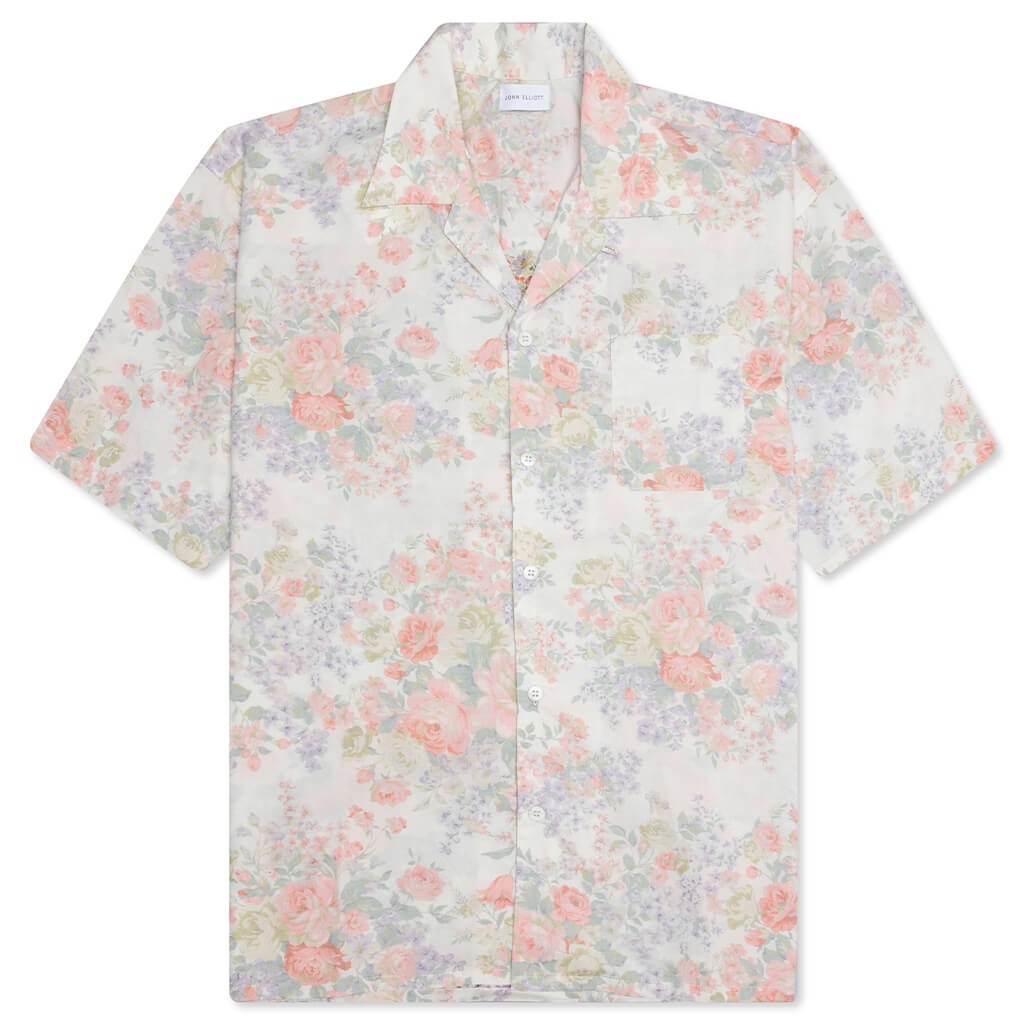 CAMP SHIRT - IVORY TUSCAN FLORAL - 1