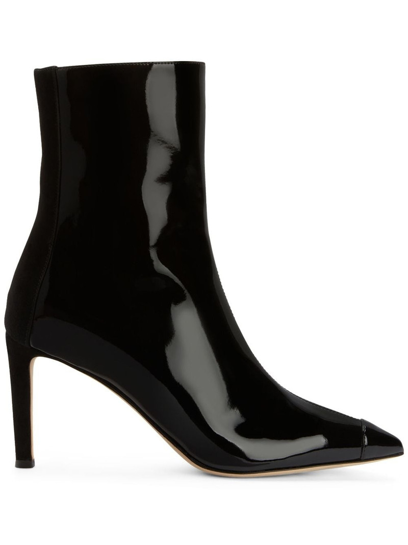 Mirea 85mm leather ankle boots 1