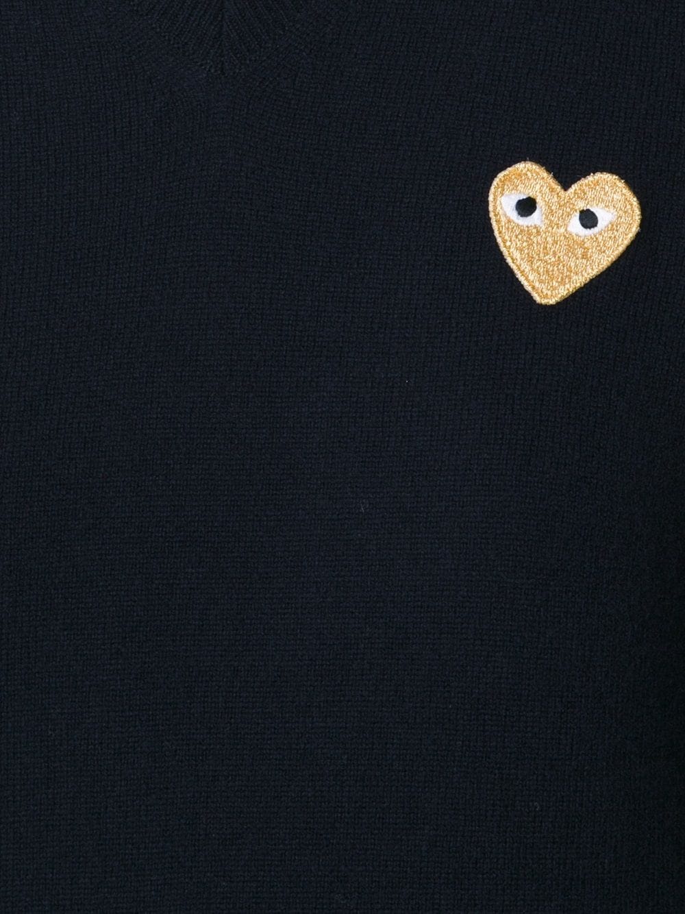 heart v-neck jumper - 5