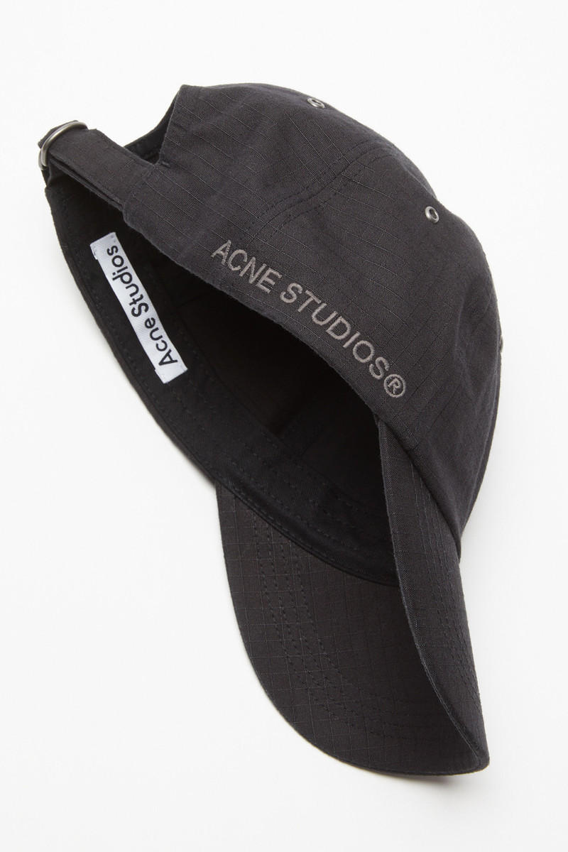 Cotton ripstop cap - Black 3