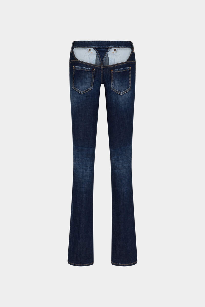 DARK CLEAN WASH TRUMPET JEANS - 2