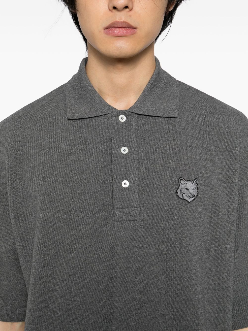 Bold Fox Head Patch polo - 4