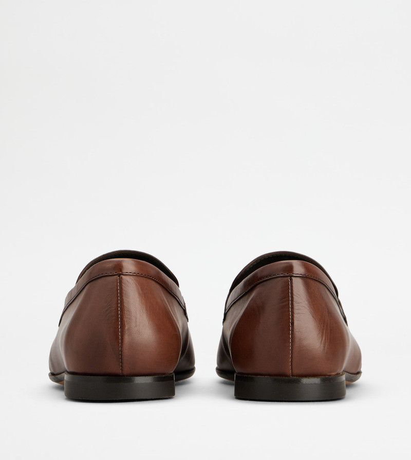 LOAFERS IN LEATHER - BROWN 3