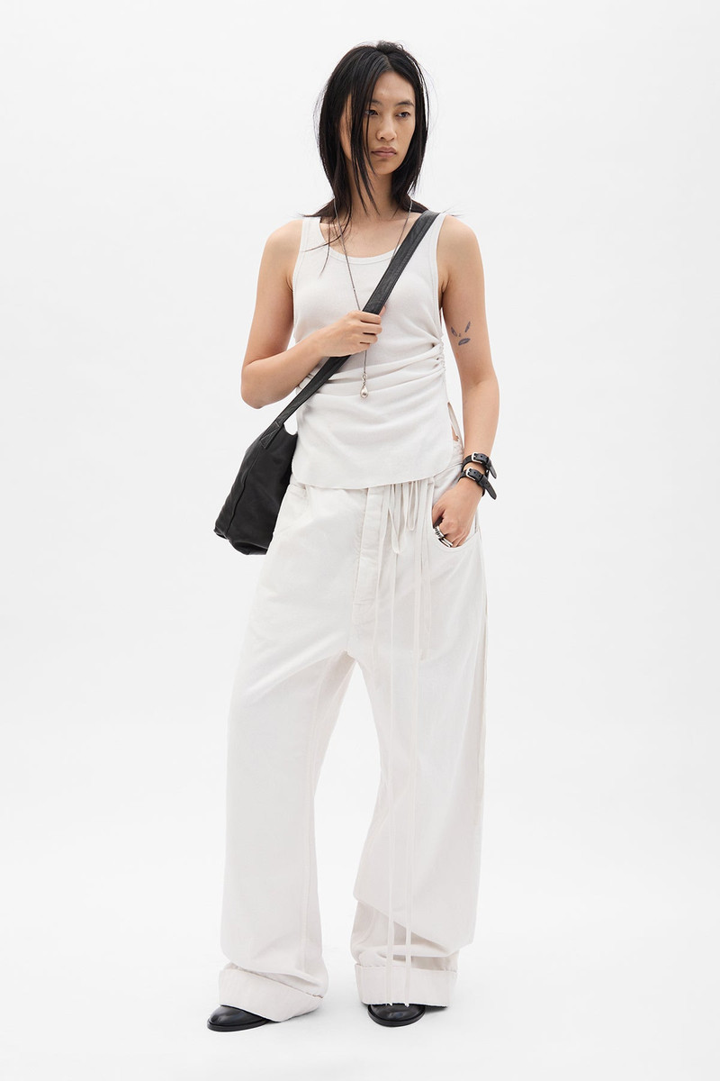 Mara Wrinkled Cropped Tank Top 4