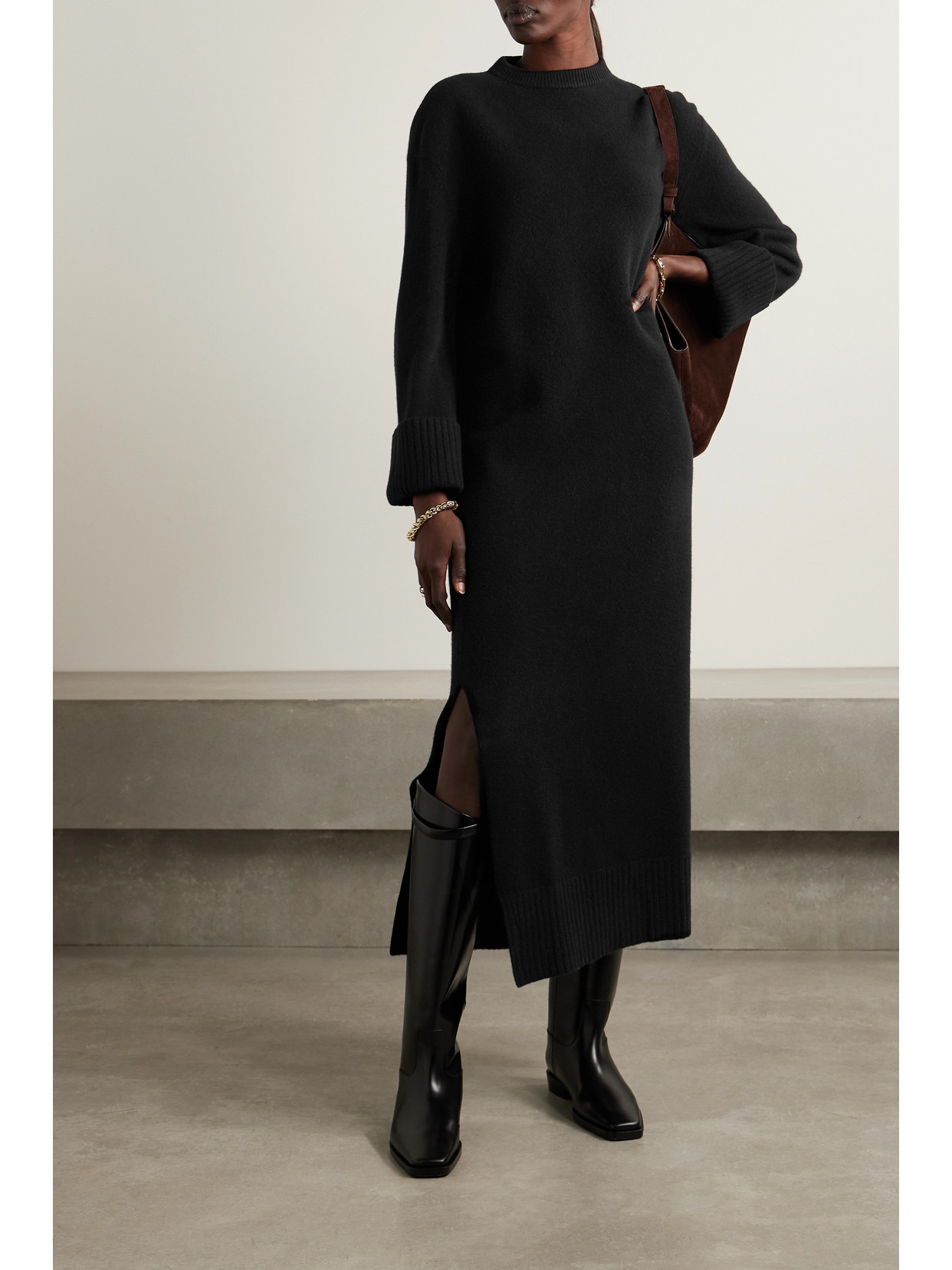 + Net Sustain Ainsley Wool-blend Midi Dress - 2