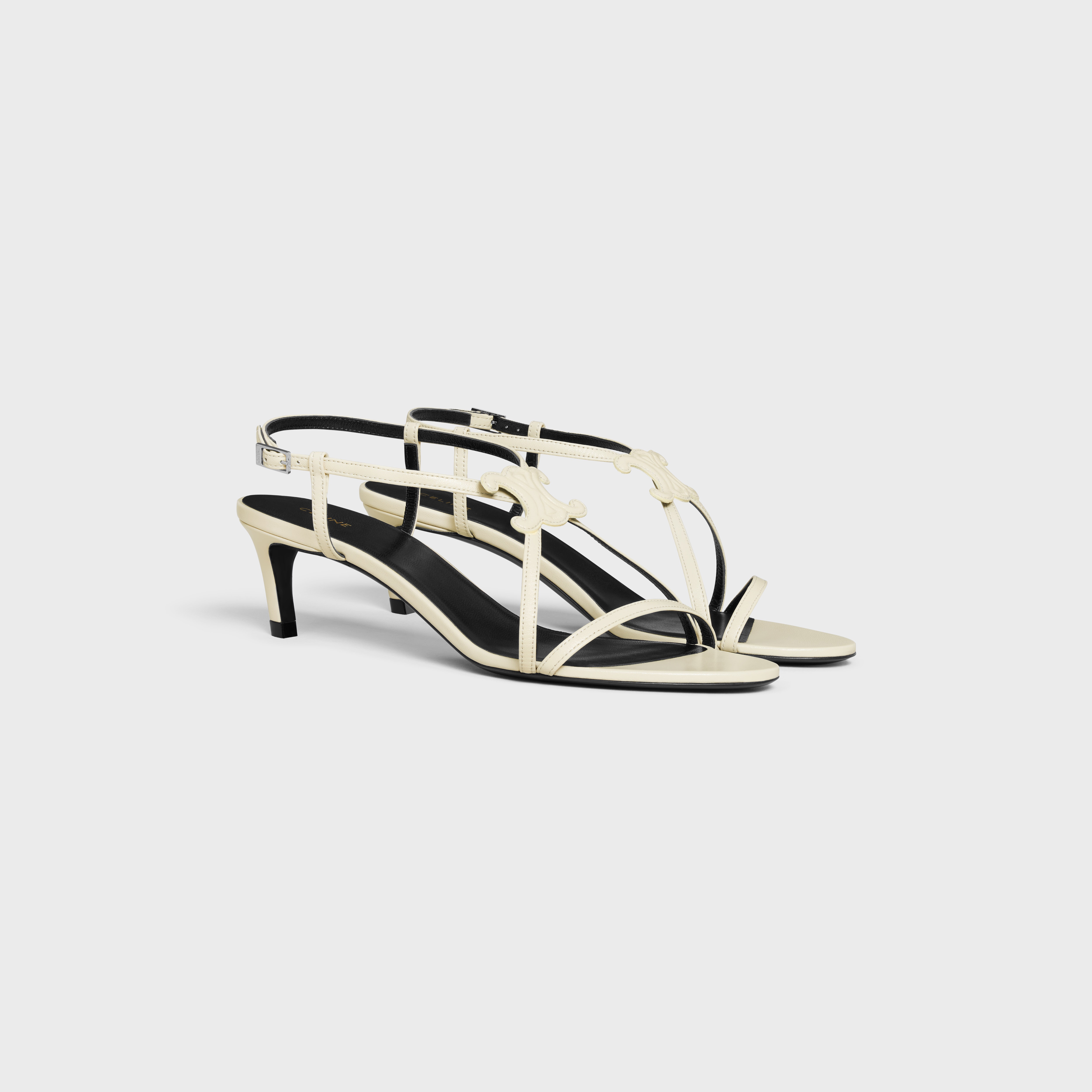 CELINE CUIR TRIOMPHE SANDAL in LAMBSKIN - 2