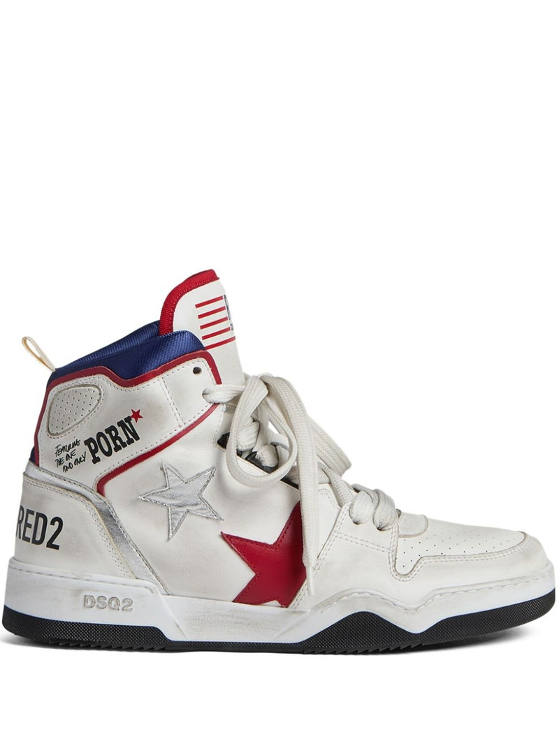 DSQUARED2 ROCCO SPIKER SNEAKERS outlook