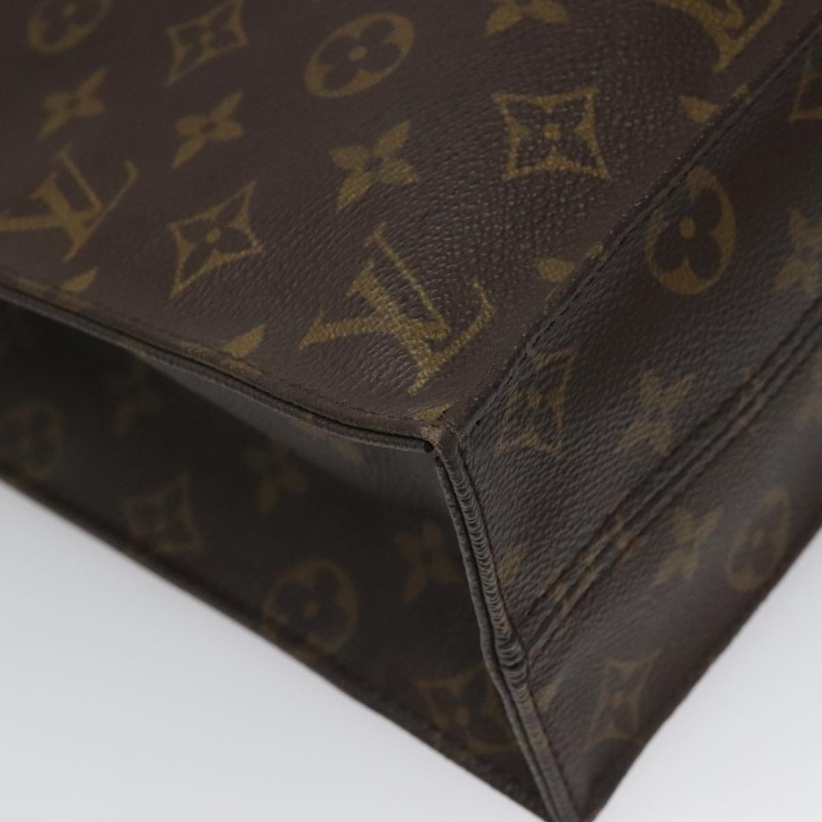 LOUIS VUITTON Monogram Sac Plat Hand Bag M51140 - 13