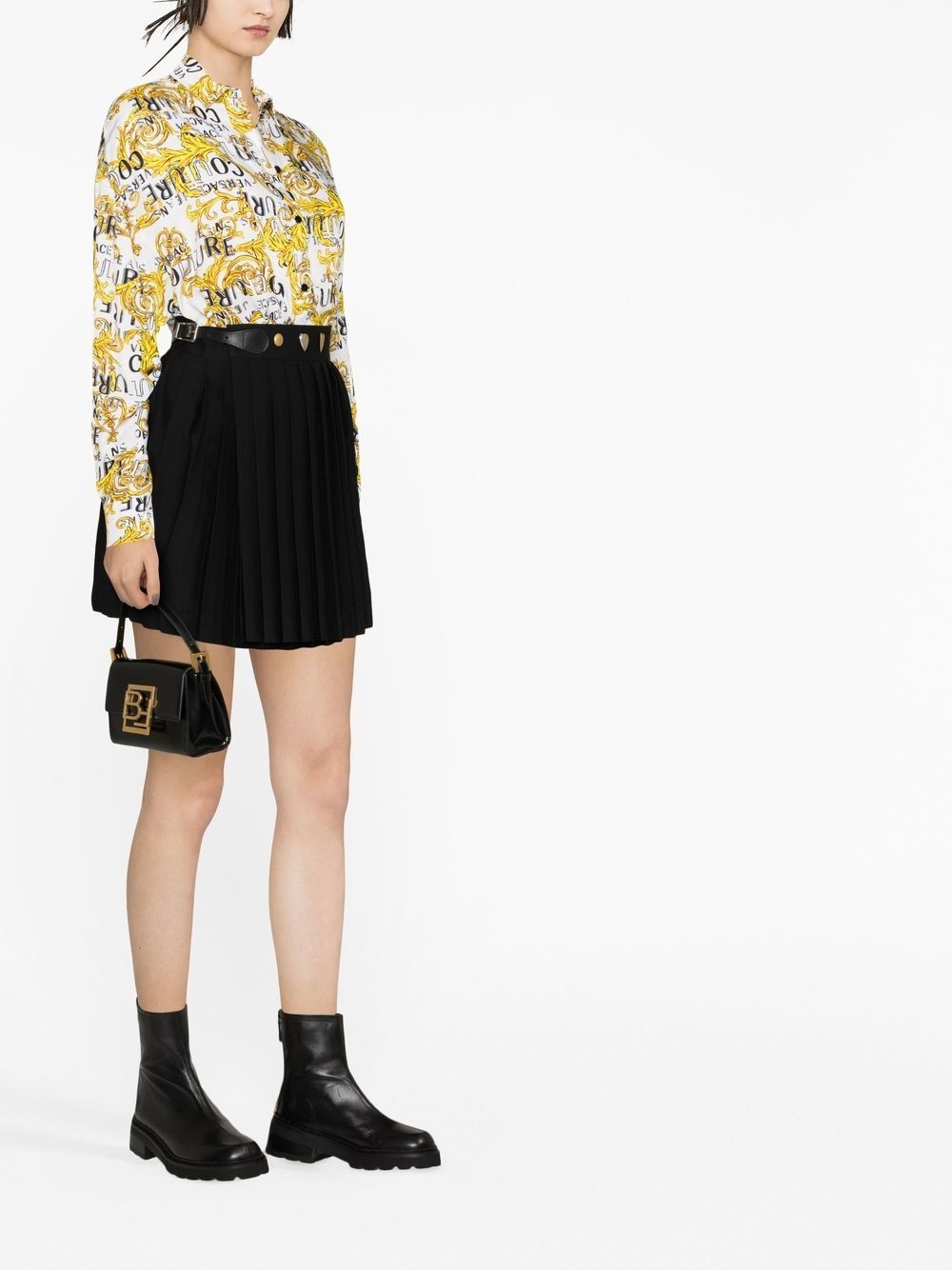 baroque logo-print shirt - 4