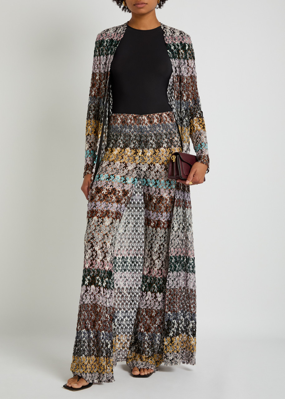Missoni Striped Metallic-knit Cardigan - 4