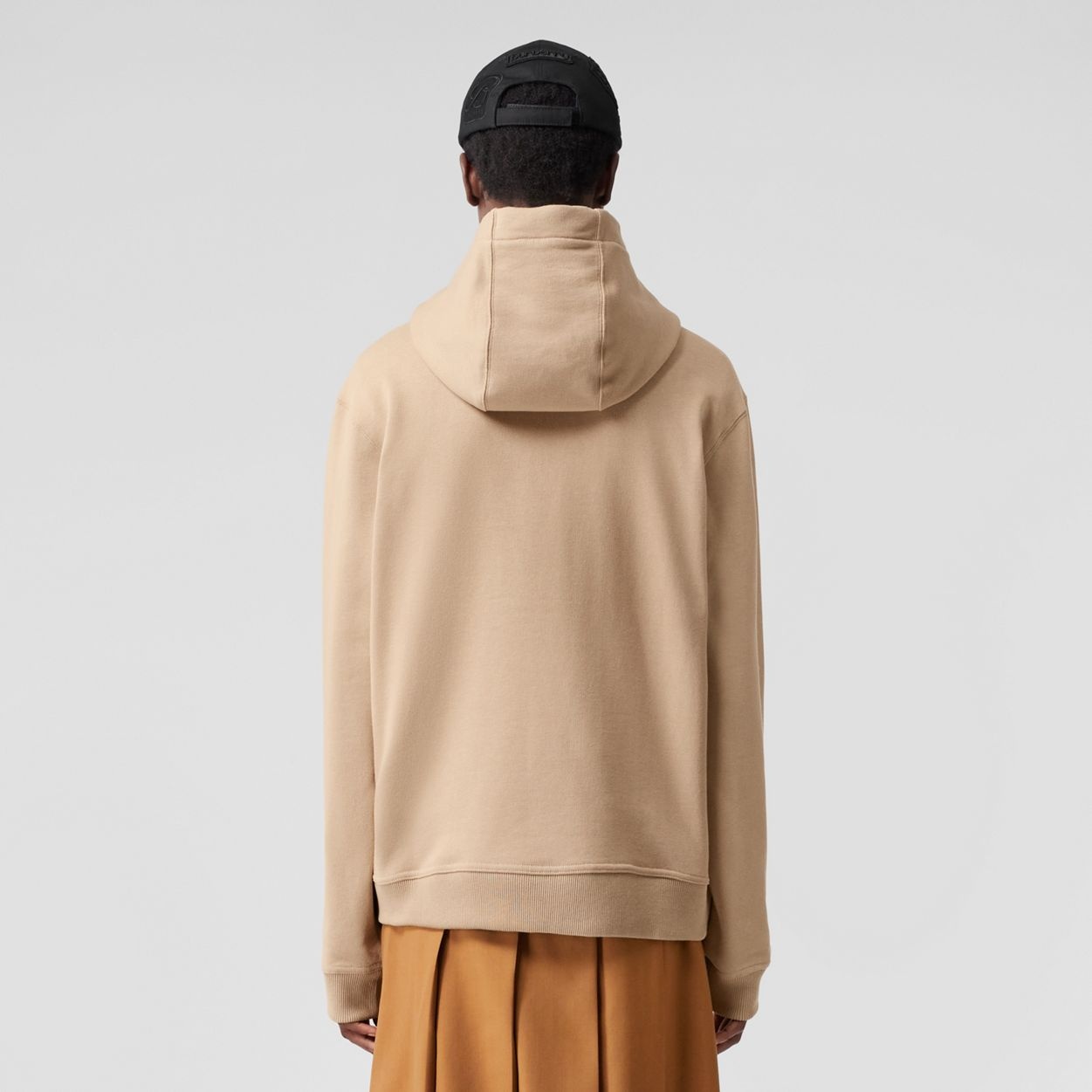 Deer Print Cotton Oversized Hoodie - 4