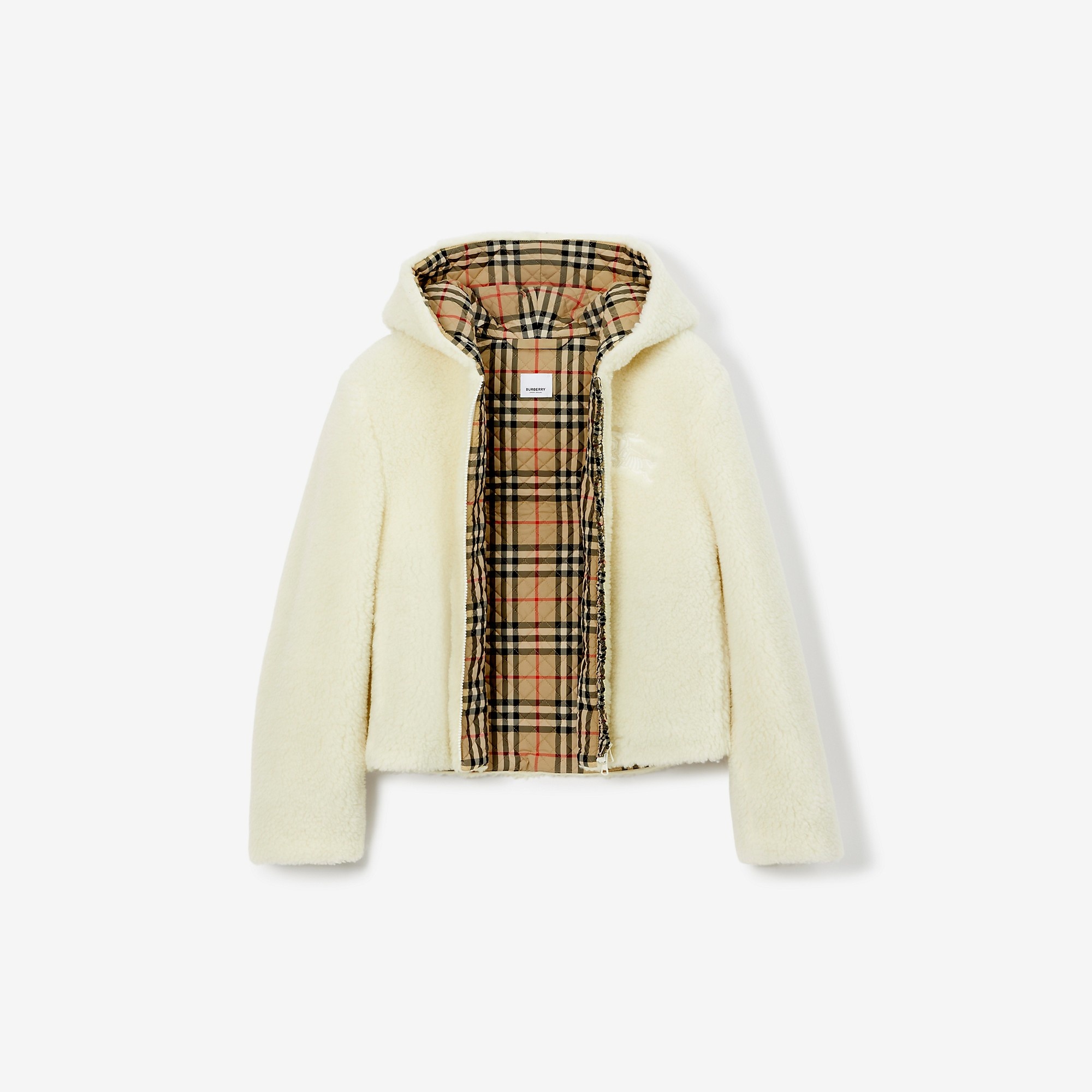 Embroidered EKD Fleece Hooded Jacket - 2