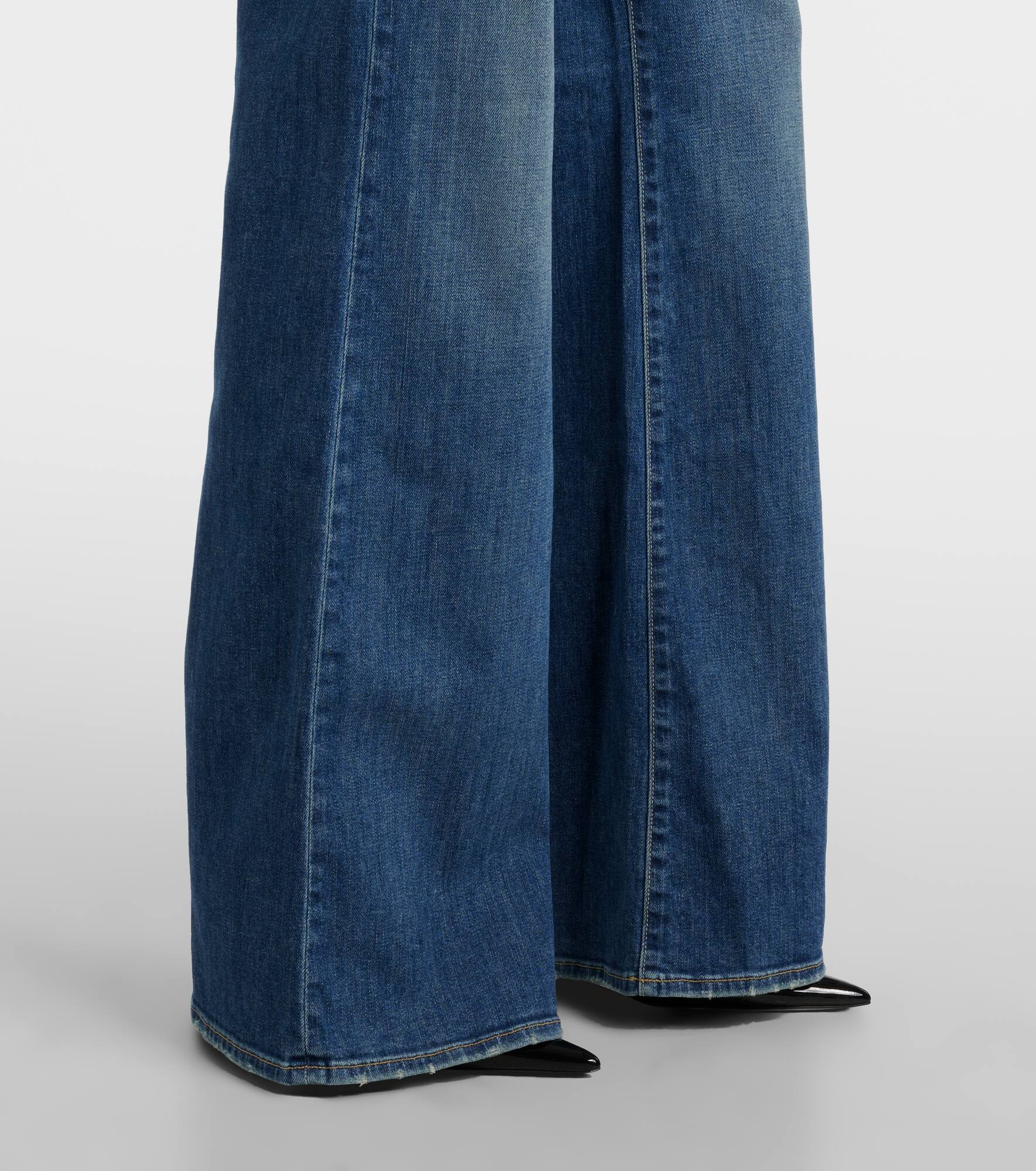 Anna mid-rise flared jeans - 5