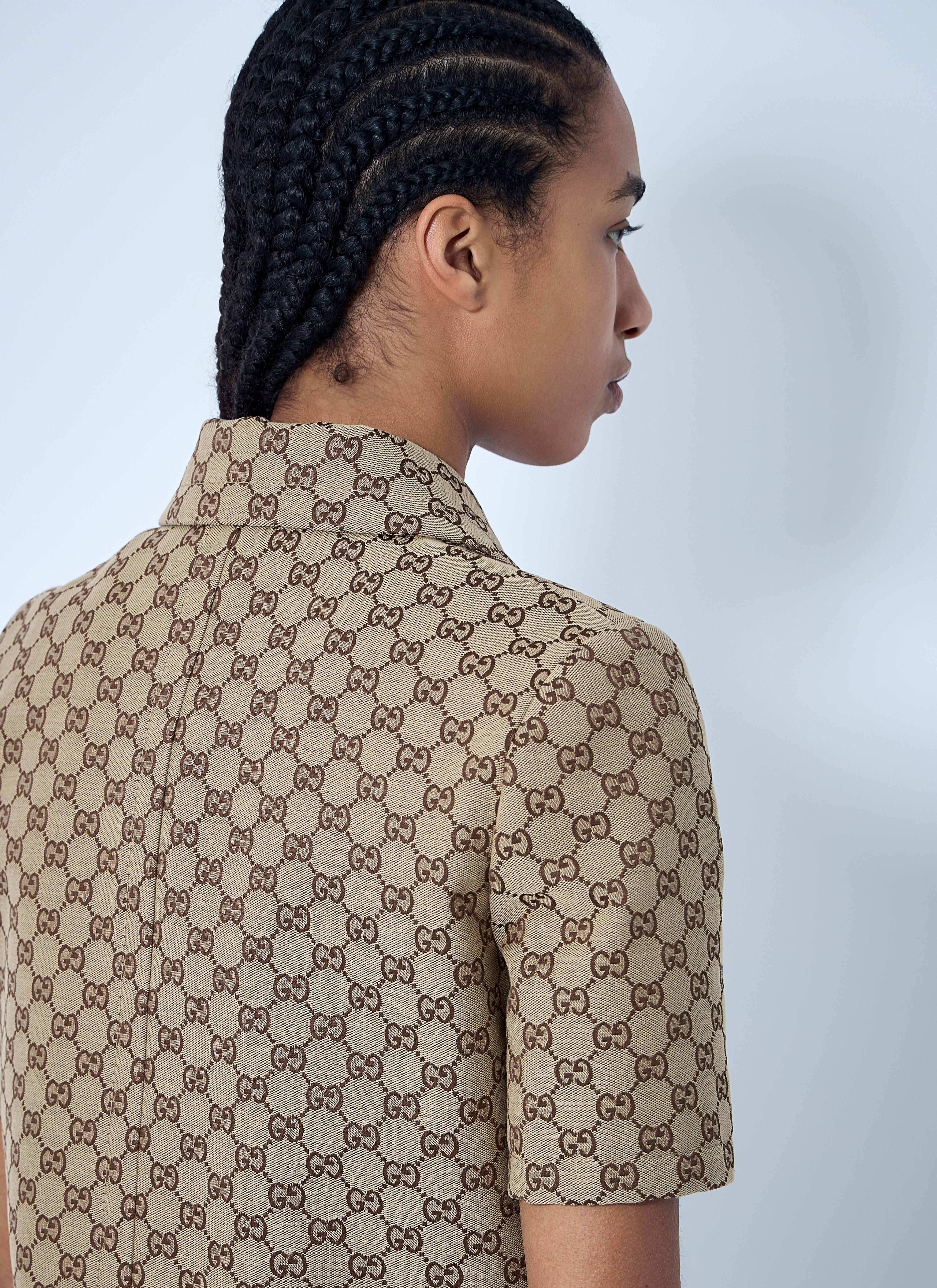 Gucci Women Gg Canvas Jacket - 6