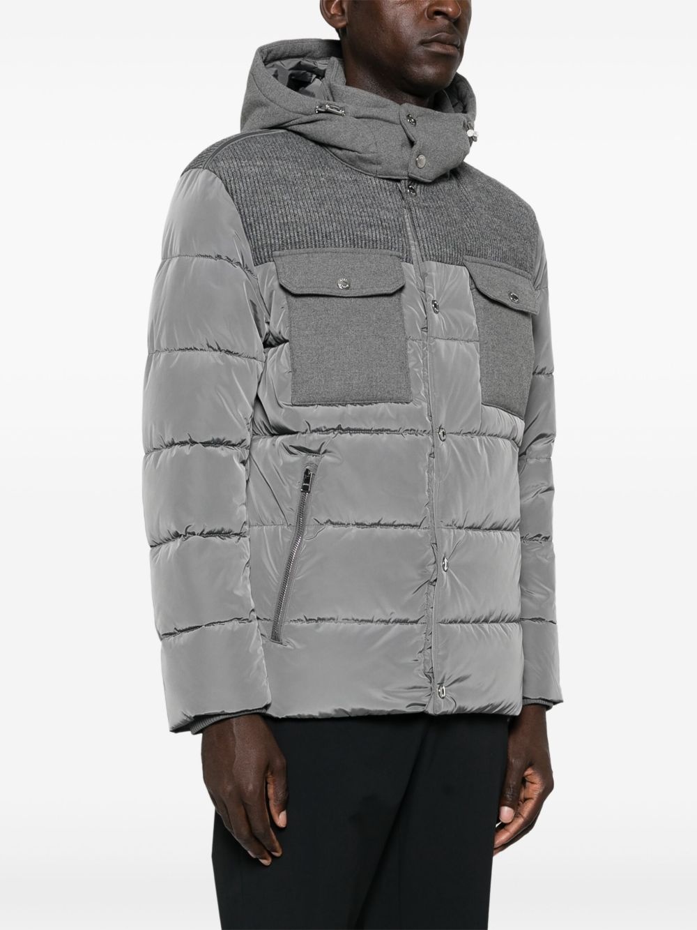 water-repellent puffer jacket - 3