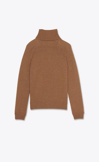 SAINT LAURENT wool turtleneck sweater outlook