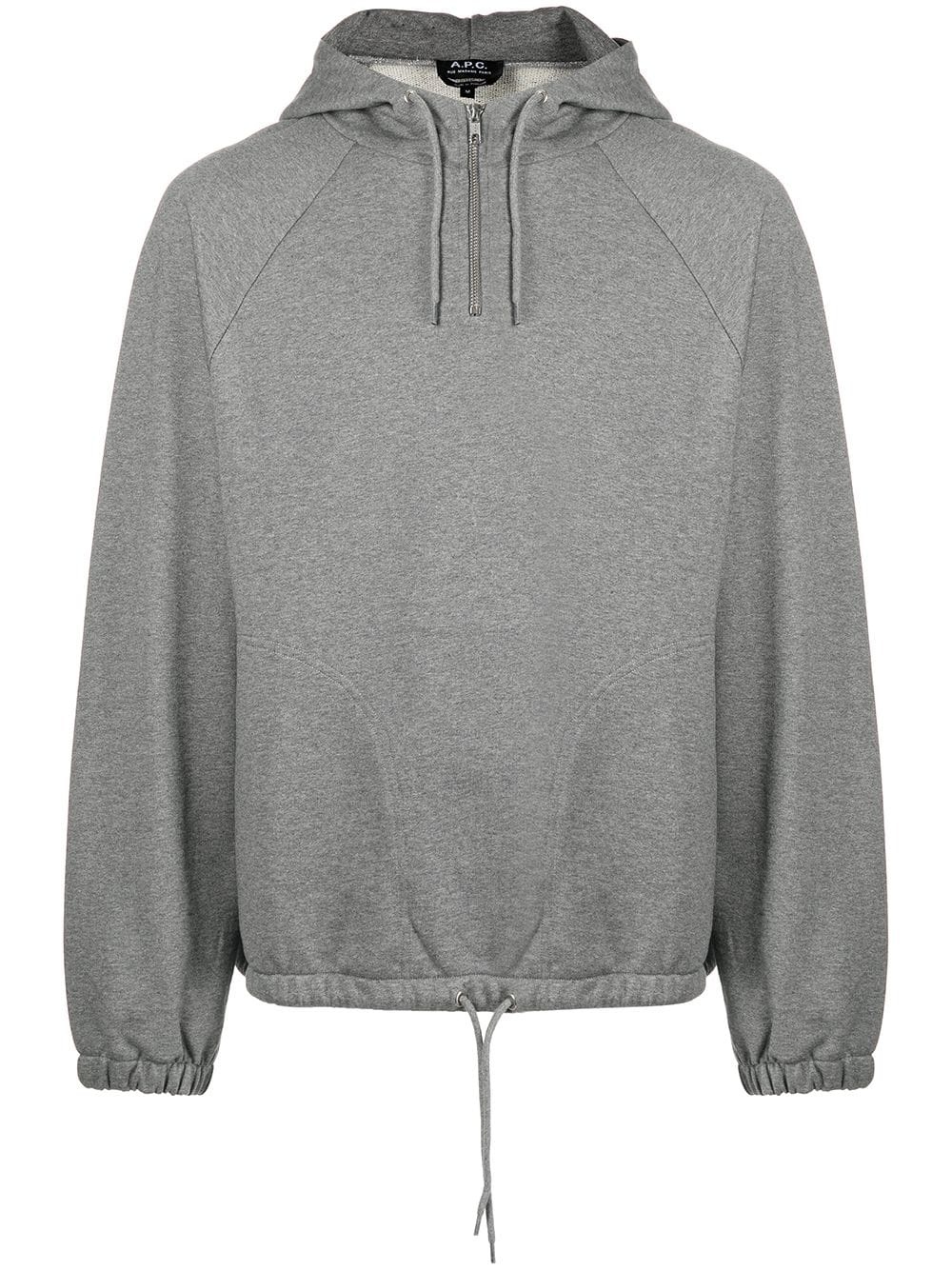 Ethan short-zip pullover hoodie - 1