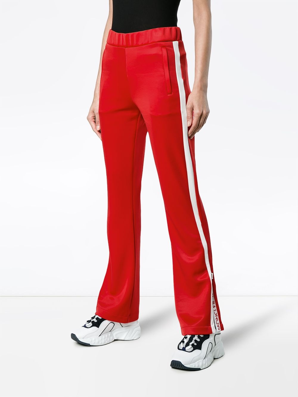 side stripe track pants - 3