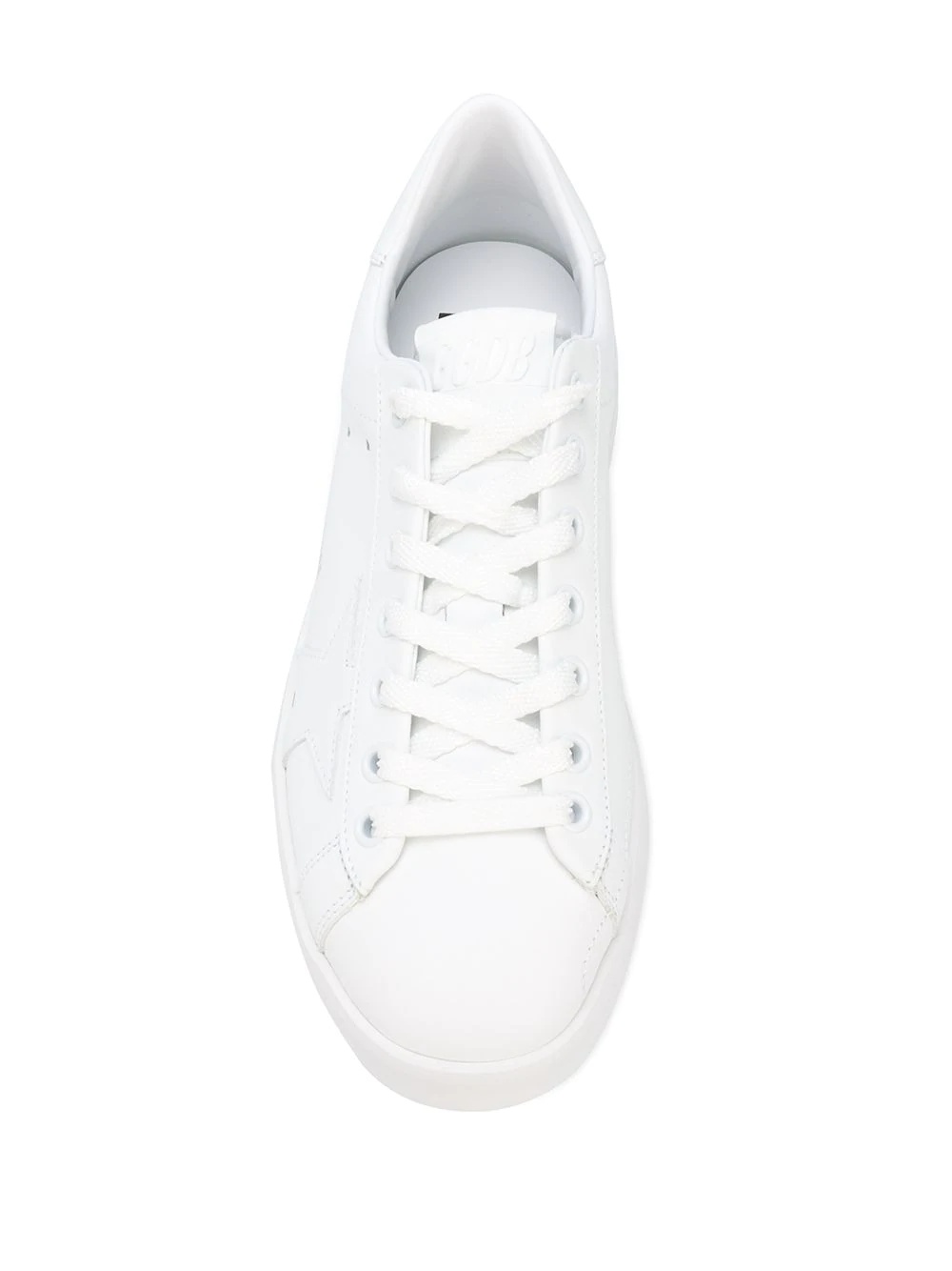 Pure leather low-top sneakers - 4