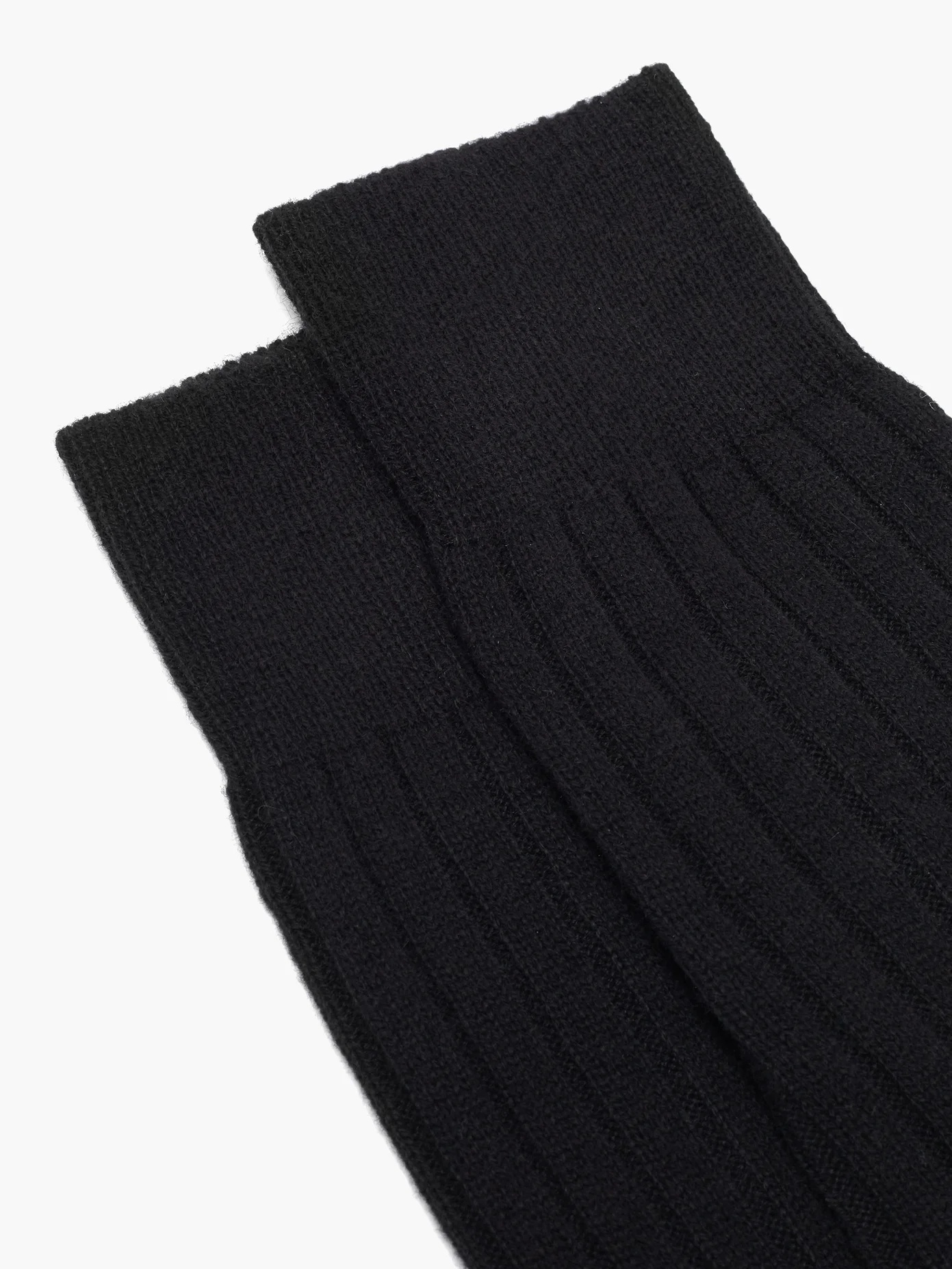 Logo-embroidered ribbed cashmere-blend socks - 3