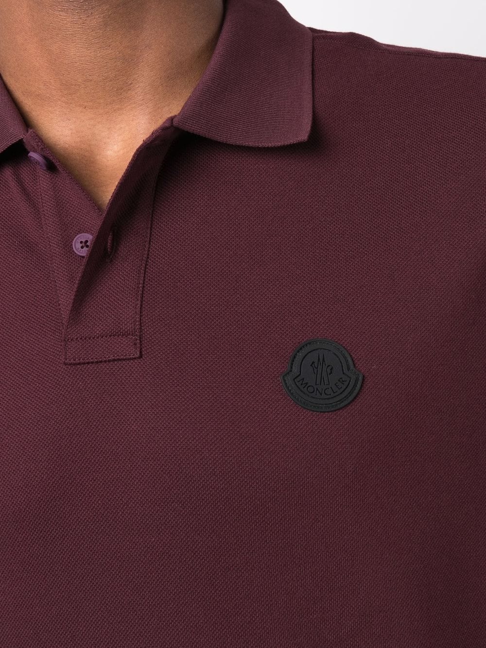 logo patch polo shirt - 5