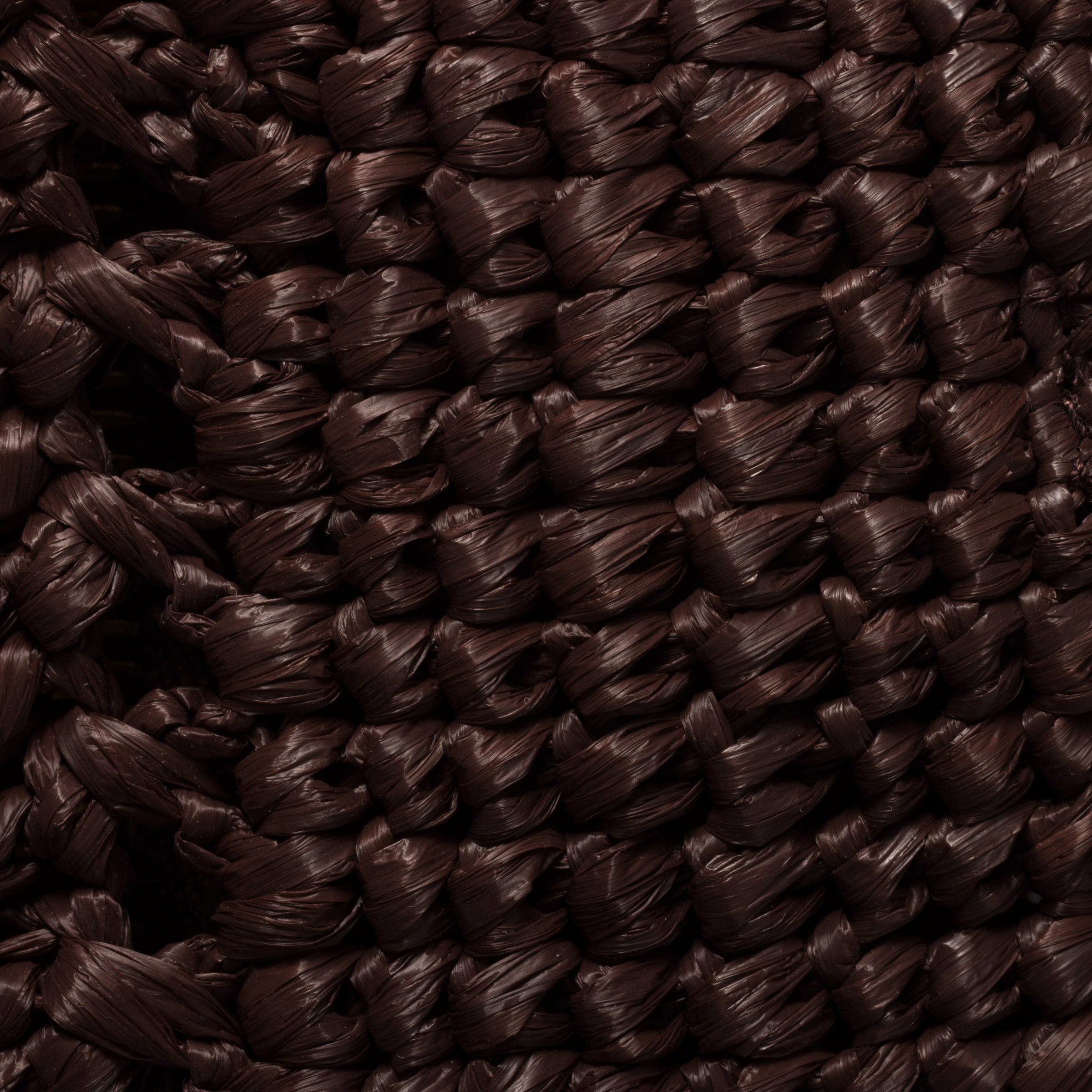 Raffia-effect woven tote bag - 5