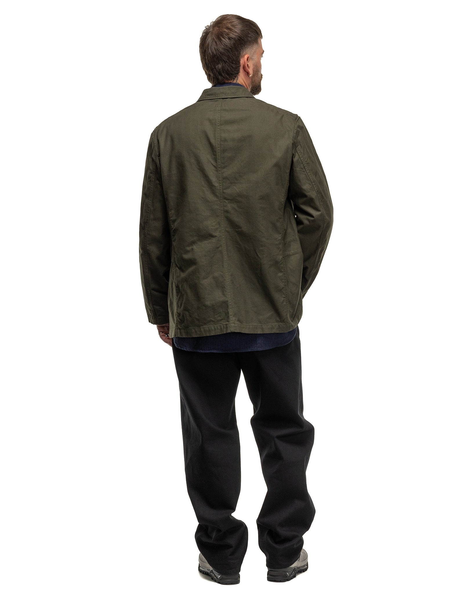 Bedford Jacket Brushed Cotton HB Olive - 3