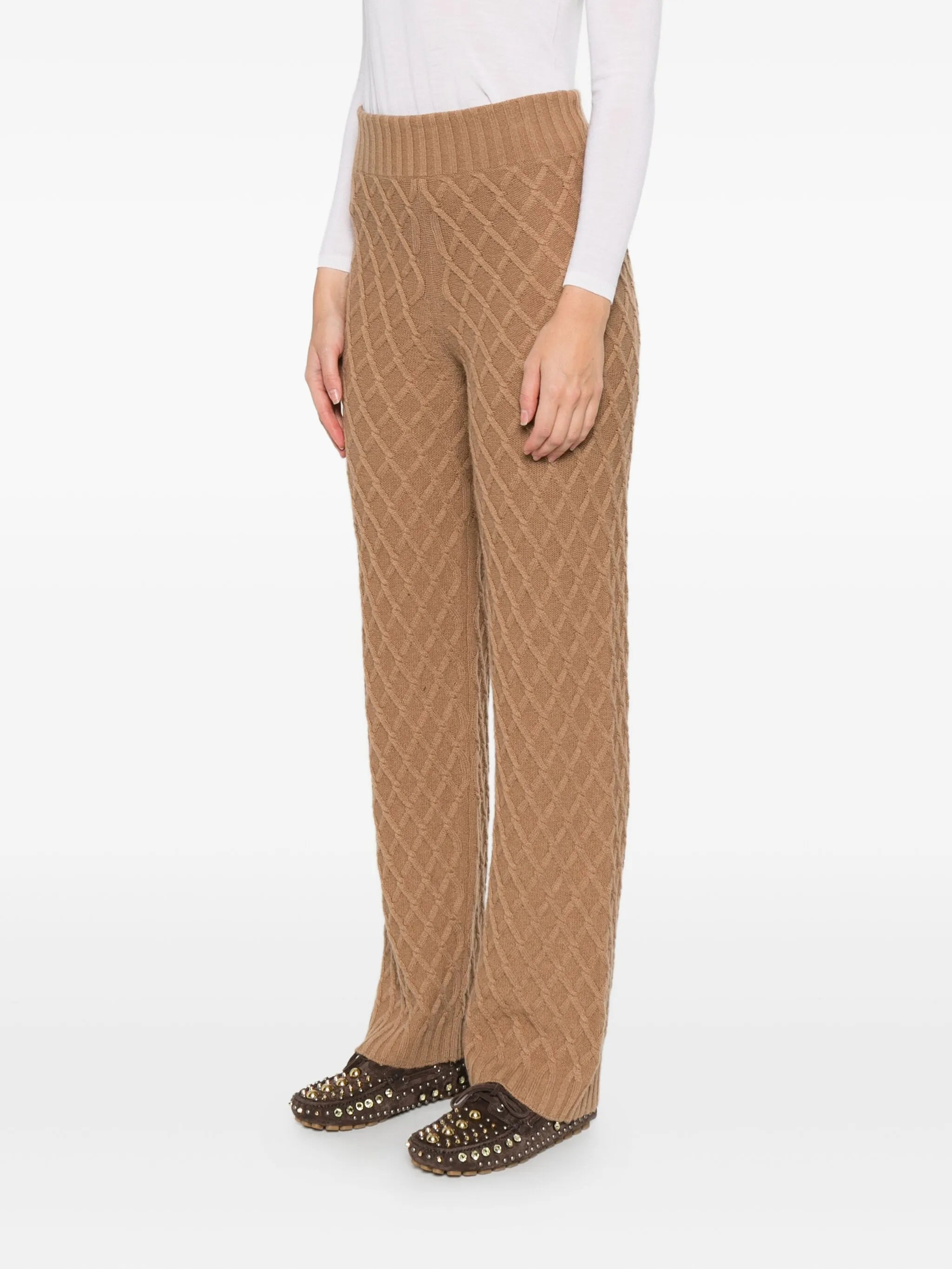 Max Mara High-waist Knitted Trousers - 2