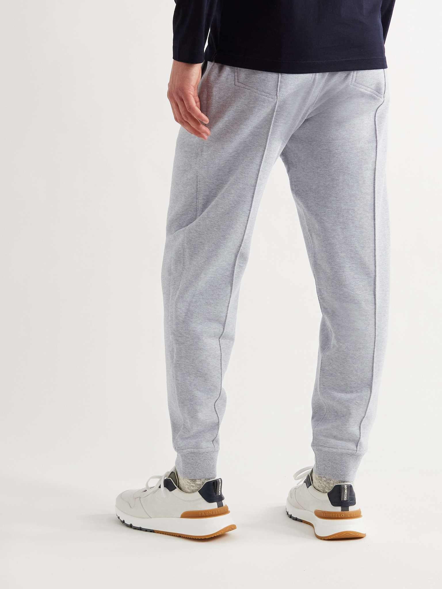 Tapered Cotton-Jersey Sweatpants - 4