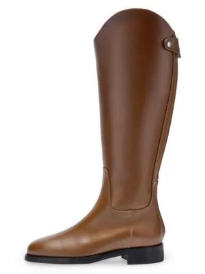 Women's Hector Leather Knee-High Boots - Tobacco - 1
