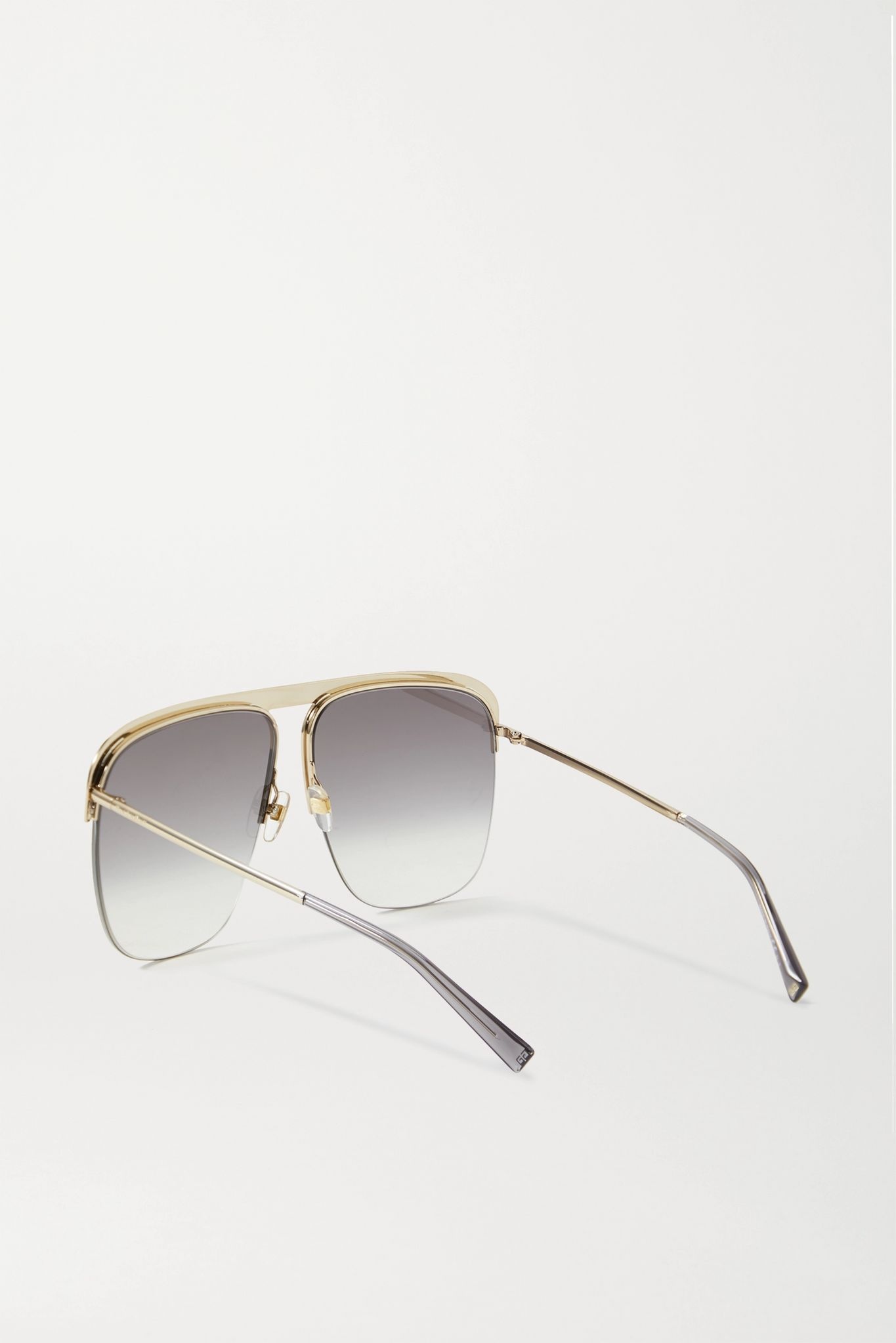 GV oversized D-frame gold-tone sunglasses - 3