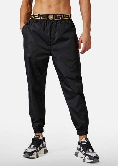 VERSACE Greco Border Print Gym Pants outlook