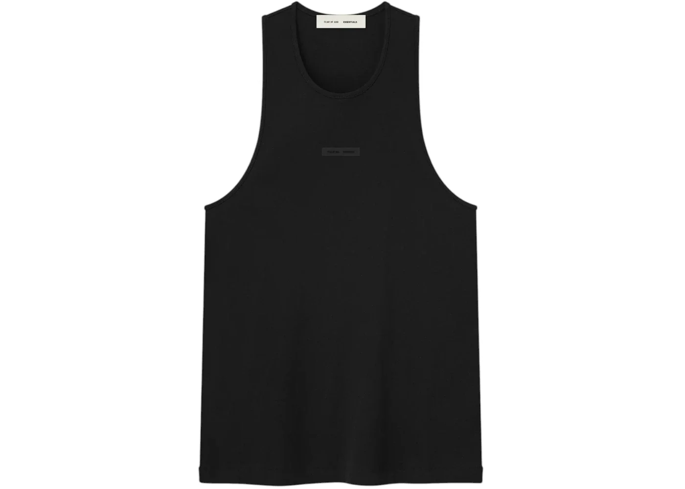 Fear of God Essentials Essential Tank Jet Black - 1