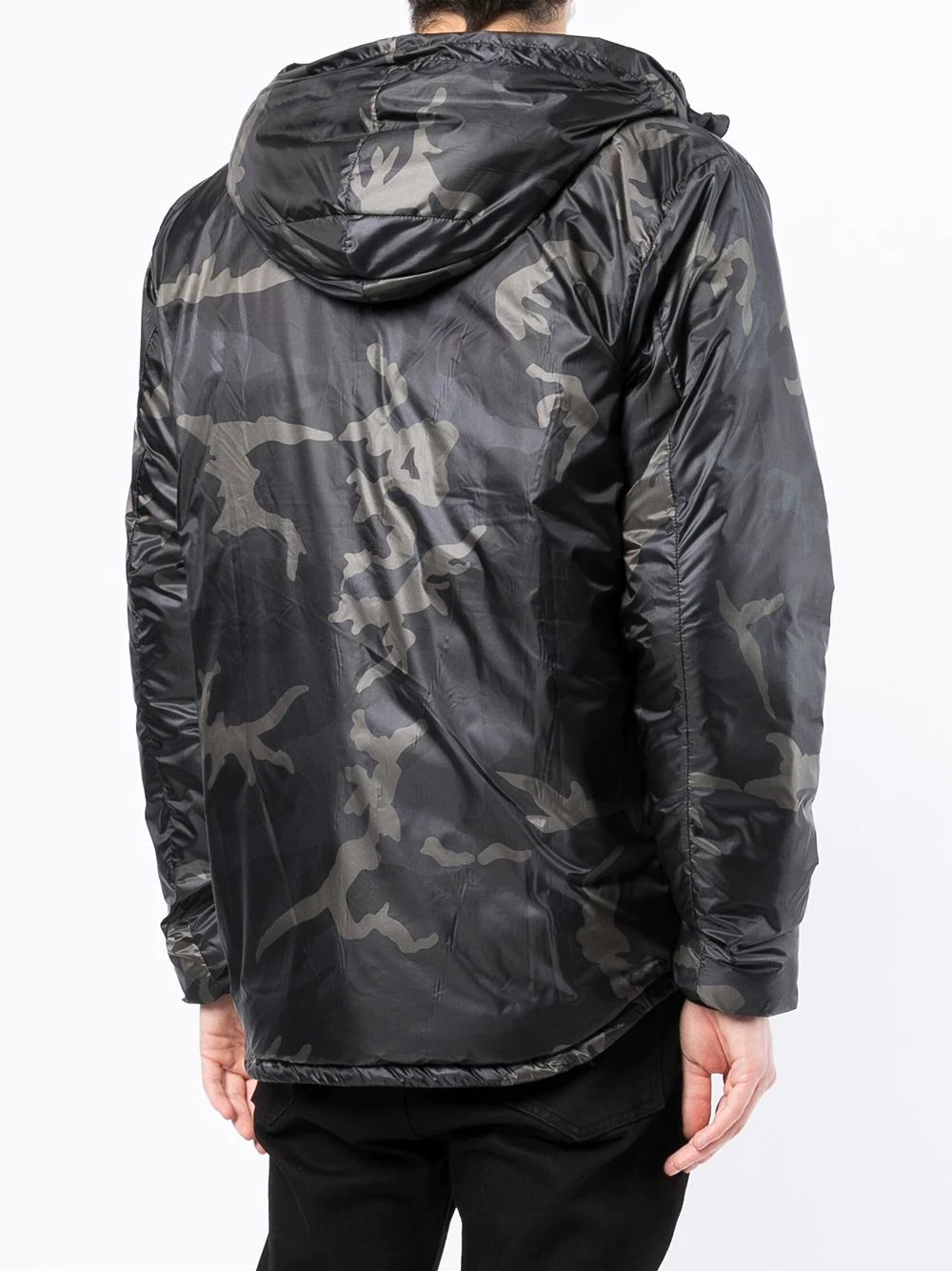 camouflage-print feather-down jacket - 4