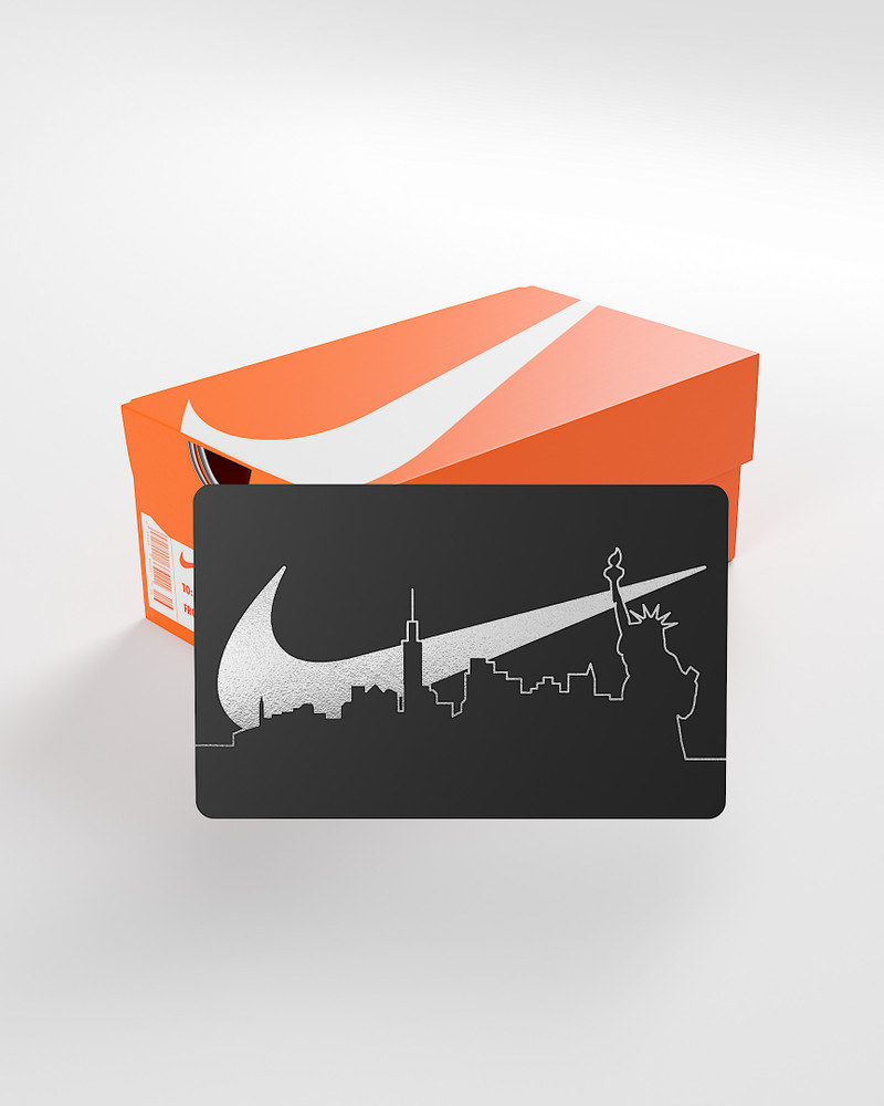 Nike Gift Card Mailed in a Mini Nike Shoebox 3