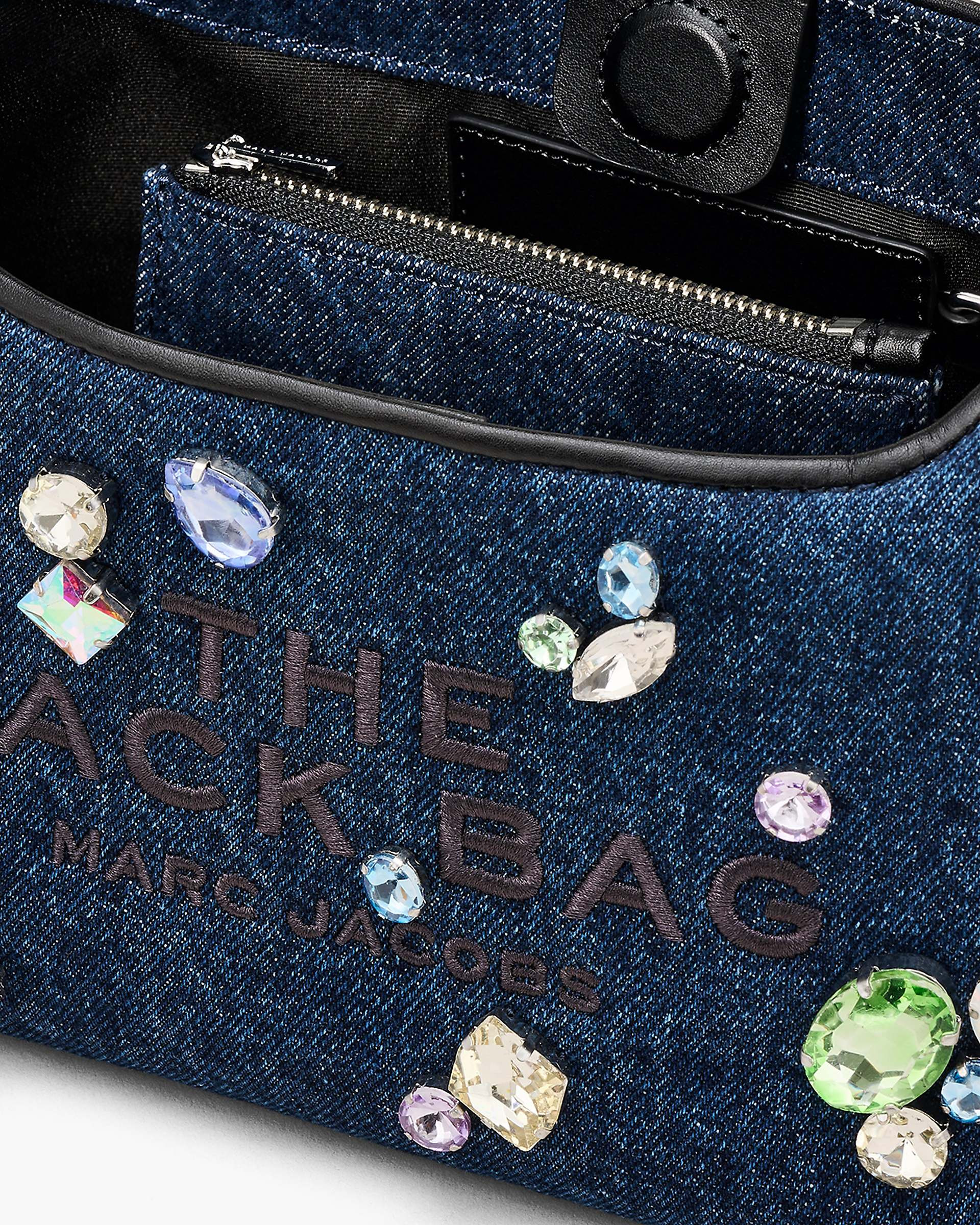 THE GEM DENIM MINI SACK BAG - 3