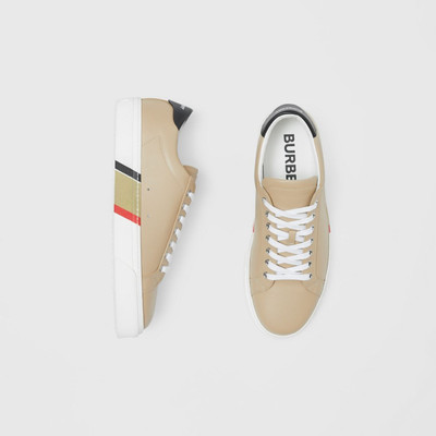 Burberry Bio-based Sole Leather Sneakers outlook